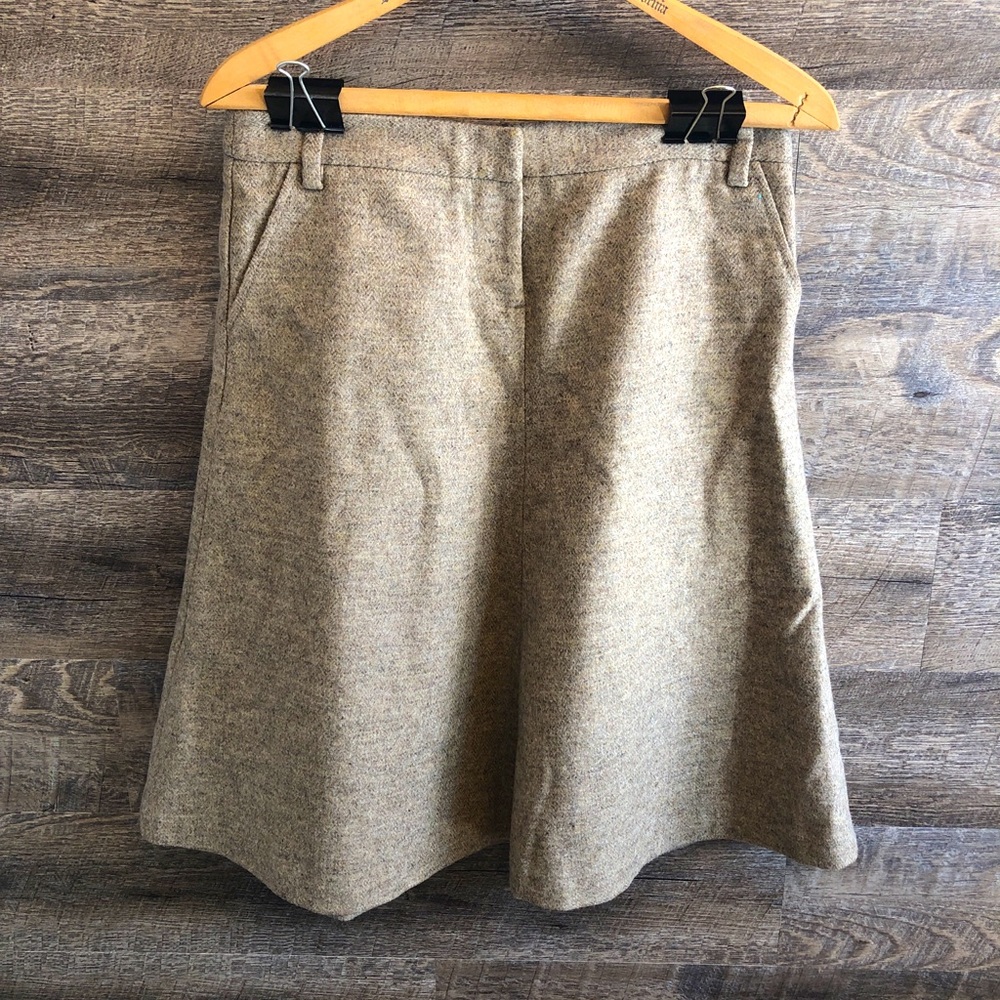 2/$15 4/$25 J. Crew Wool A-Line Knee-Length Skirt